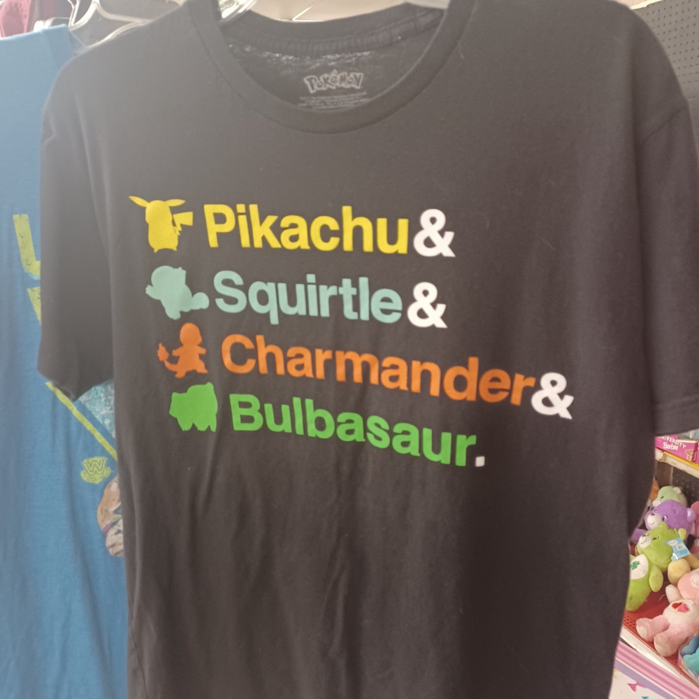 Pokemon Shirt Medium for men in black